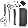 thumbnail image 1 of Kit de tijeras para cortar el cabello, tijeras profesionales para el cabello, tijeras para adelgazar, peine para el cabello, 1 of 5