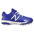 thumbnail image 1 of New Balance Kids 4040v5 Baseball (Little Kid/Big Kid) Black/Royal, 1 of 6