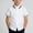 White#2, variant on Fesfesfes Kids Button Down Shirt Long Sleeve Contrast Collar Formal School Uniform Top for Children Boys Girls Lightweight Breathable Fabric