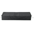 thumbnail image 4 of 79'' Double Outdoor Chaise Lounge Set with Waterproof Covers - Perfect for Patio, Beach, and Poolside Relaxation,(1pc Black), 4 of 8