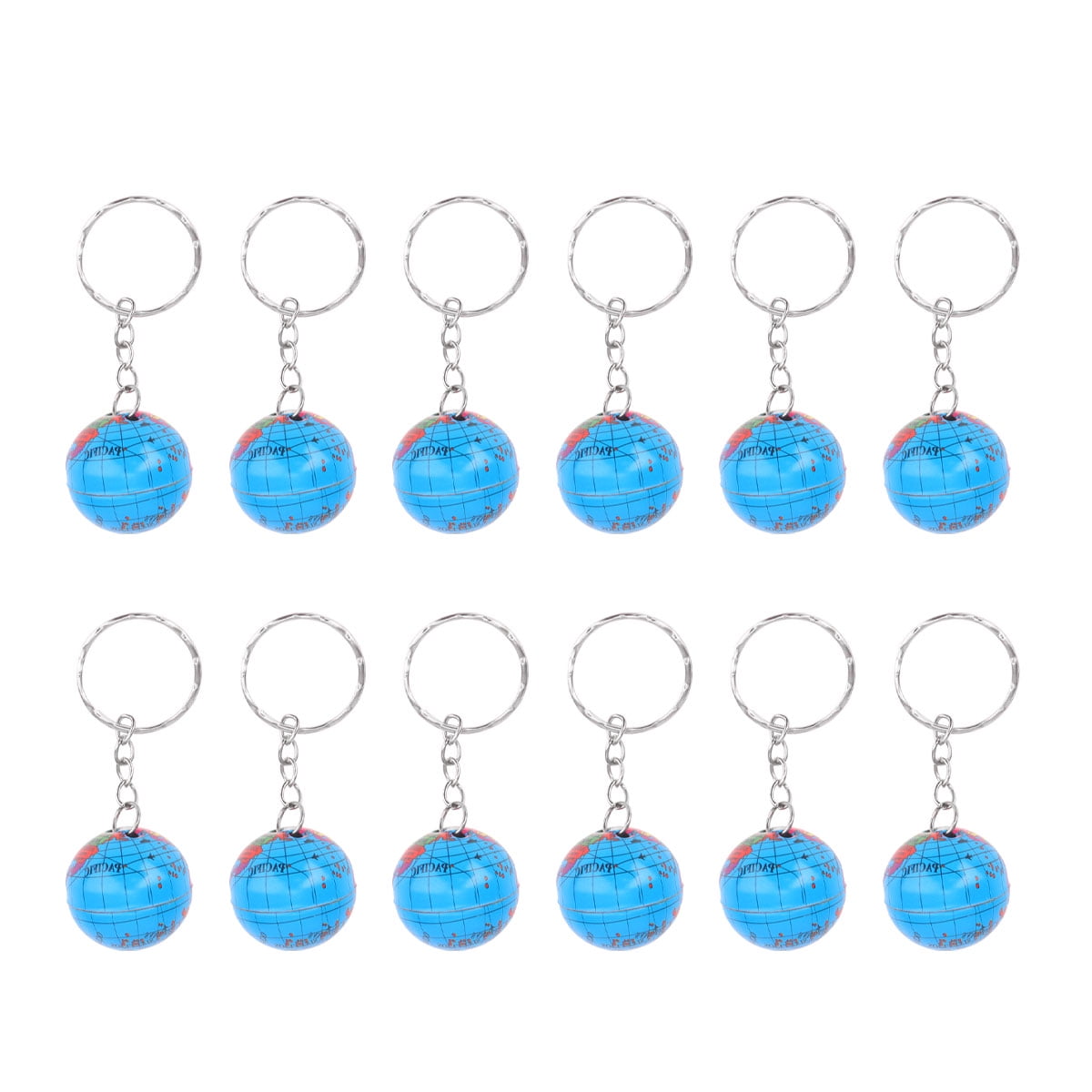Globe Keychain Earth Keychains Key Keyring Pendant Kids
