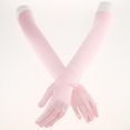 thumbnail image 3 of Mujer damas fiesta de disfraz boda nupcial codo rgo do Colcomx Guantes de raso largo, 3 of 8