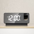 thumbnail image 1 of Projection Alarm Clock Reusable Digital Alarm Clock with Large 7.3” LED Display USB LED Digital Clock with 180° Rotatable Projector Portable Alarm Clock Projection for Home Bedroom, 1 of 10