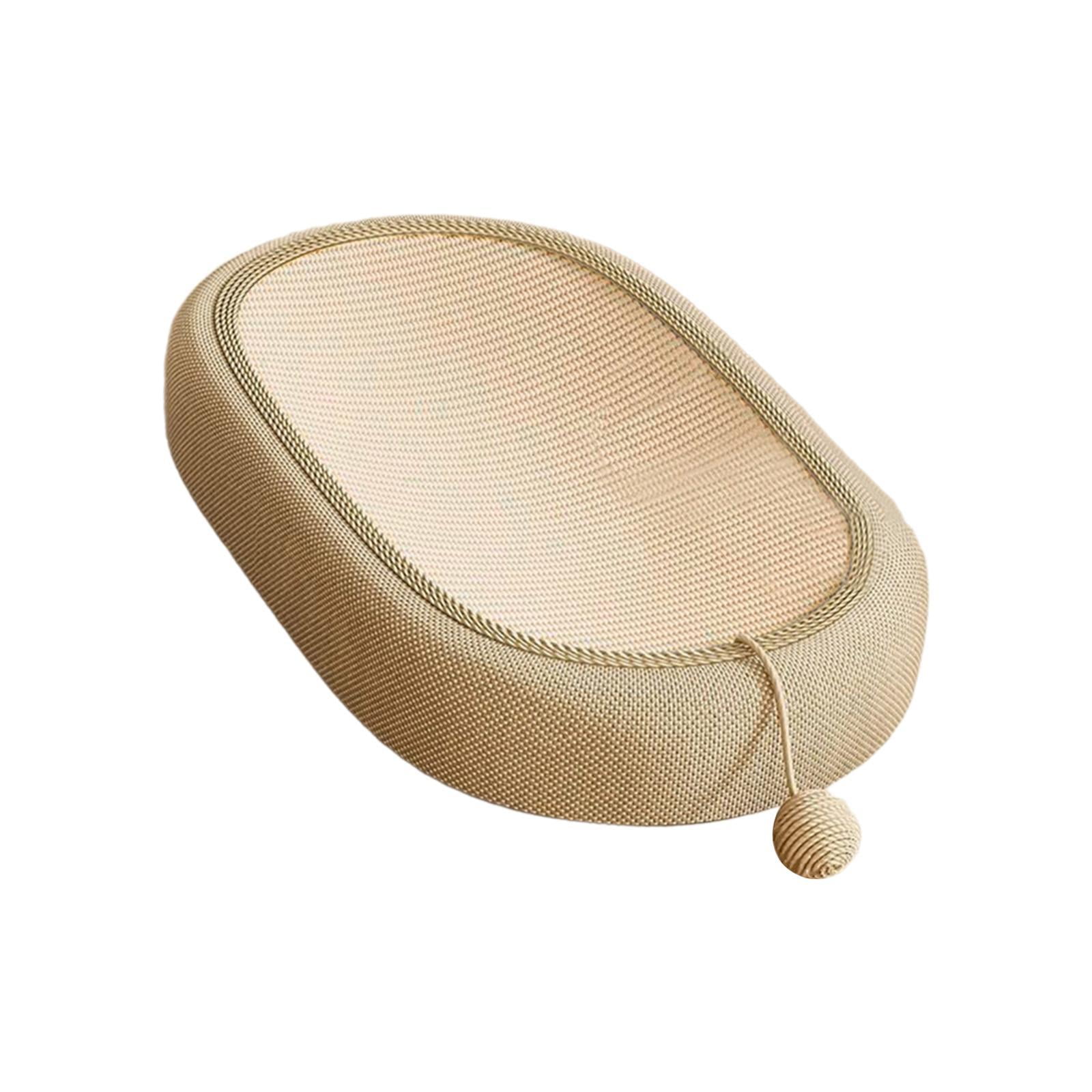 Lazsy Cat Scratcher Bed Kitten Scratcher Board Pad Sisal Scratching Toy with Play Ball Small