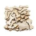 thumbnail image 4 of FRCOLOR Unfinished Wood Cutouts for DIY Projects Khaki Color 3x1.4x0.3cm Perfect for Crafts, 4 of 6