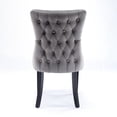 thumbnail image 6 of Rubberwood - framed Gray Dining Chairs / Secure Seating up to 280 Pounds, 6 of 7