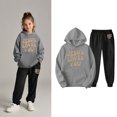 thumbnail image 4 of KidS Boys Jesus Loves You Sweatshirt Long Sleeve Warm Graphic Hoodies Girls Loose Pullover Jogging Pants 2 Piece Fall Clothes Little Girls Clothes 4-5 Years Cute&nbsp;Boys Girls&nbsp;Clothing, 4 of 6