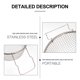 thumbnail image 3 of 1 cesta para freír alimentos, cesta para freír de acero inoxidable para cocina (plateada), 3 of 4