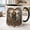 Black, variant on LANG ECOMMERCE Custom Name Mug Hooked on You Geode Heart Ceramic Coffee Cup for Couples Anniversary