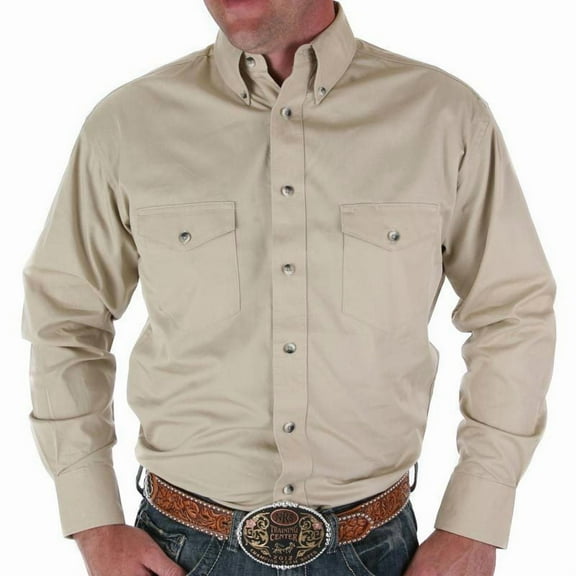 Wrangler Mens Painted Desert Big Tall Shirt 3X Tan