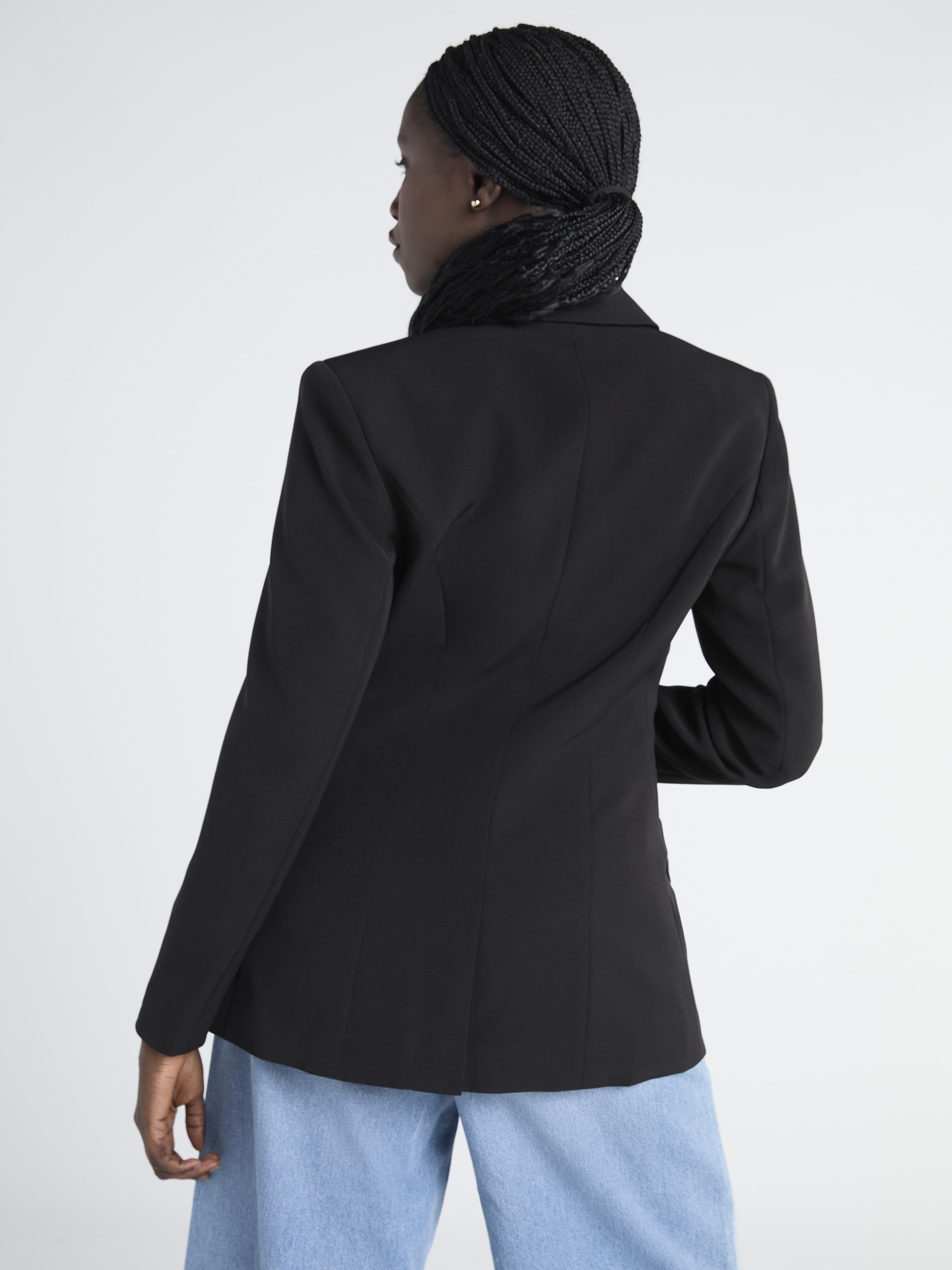 Scoop Women's Slim Fit Double Breasted Blazer, Sizes XS-XXL