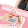 thumbnail image 4 of Ktaxon Nail Table, Manicure Desk for Nail Tech with Electric Downdraft Vent, Pink, 4 of 7