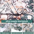 thumbnail image 4 of Boho Green Throw Pillow Covers 16x16 inch Set of 2, Bohemian Persian Carpet Double Sided Pattern Soft Plush Cushion Cover for Couch Sofa Bed Decorative, Only Pillowcase (No Insert), 4 of 6