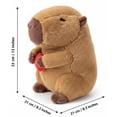 thumbnail image 3 of Tope de puerta khevga capibara adorable con peso de 1.3 kg, peluche, 3 of 5