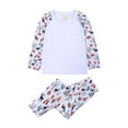 thumbnail image 2 of Lenago Matching Family Outfits Sets Christmas Casual Printed Top With Bottom Outfits Home Wear, 2 of 4