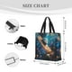 thumbnail image 3 of Balery Colorful Planet Universe Bolsa de Mano para Mujeres con Cremallera, Bolsa de Gimnasio con Compartimentos, Bolsa para Laptop, Bolsa para Trabajo, 3 of 7