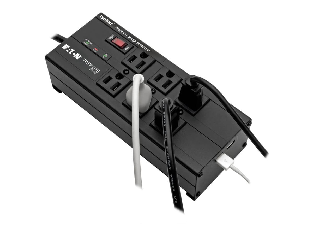 TRIPP LITE IBAR6ULTRAUSBB 10.0 Feet 6 Outlets 3840 Joules Surge Protector