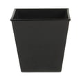 thumbnail image 3 of Contemporary Home Living 5.25" Black Square Tapered Planter, 3 of 3