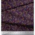thumbnail image 2 of Soimoi Cotton Jersey Fabric Floral & Paisley Print Sewing Fabric Yard 58 Inch Wide, 2 of 3