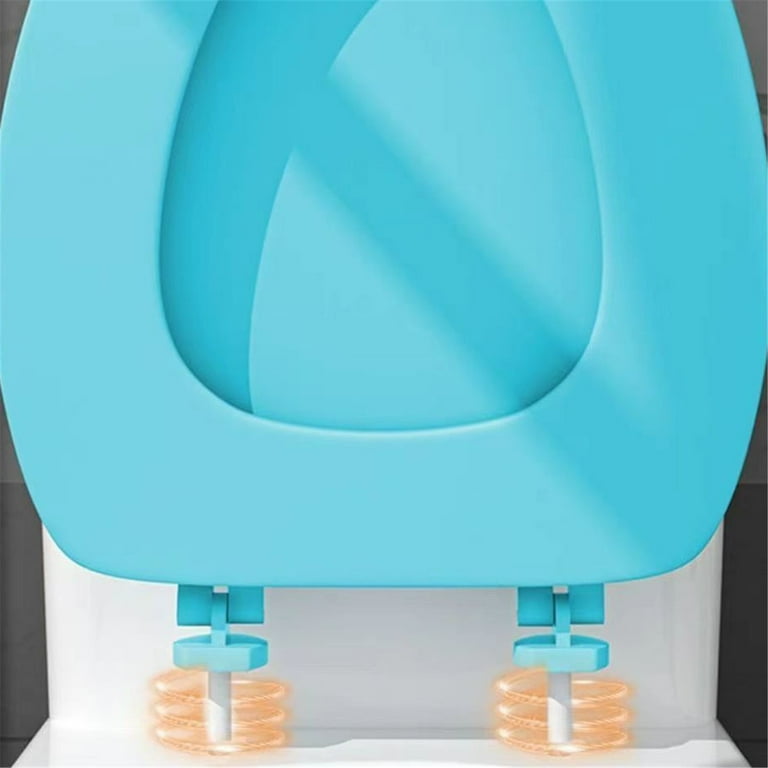 Walmart Deals Cushion Soft Toilet Seat Oval Toilet Seat Soft Elongated Vinyl Toilet Seat Soft Vinyl With Comfort Foam Cushioning Fits All Standard Size Fixtures Easy To Install by Hilehuti Walmart