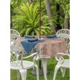 thumbnail image 2 of Outdoor Tablecloth with Umbrella Hole and Zipper, Christmas Round Table Cloth 60 Inch Waterproof Tablecloth, Pine Cones Botanical Xmas Vintage Picnic Table Cover for Patio Camping, 2 of 7