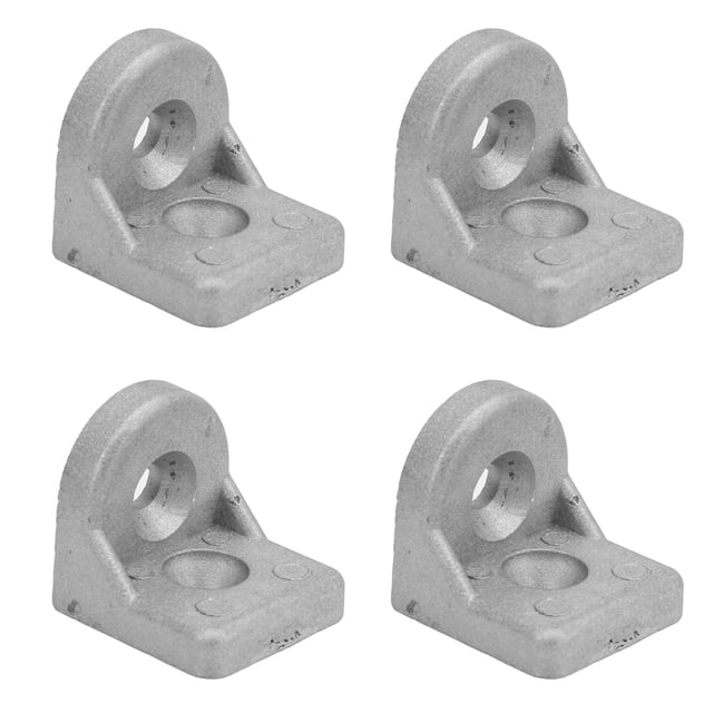 Ccdes New 10Pcs Corner Joint Extrusion Bracket Aluminum Steering Angle Connection Part 203040
