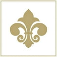 thumbnail image 1 of Napkin/Luncheon - "French Lily Gold" - Package of 20, 3-ply Paper, 1 of 1