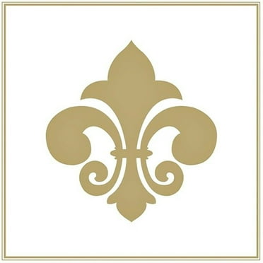 Napkin/Luncheon - "French Lily Gold" - Package of 20, 3-ply Paper