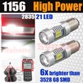thumbnail image 2 of 1156 White 50W High Power 3535 Chip LED Projector Turn Signal/Brake/Tail/Reverse/Parking Light Bulbs (1156, White), 2 of 7