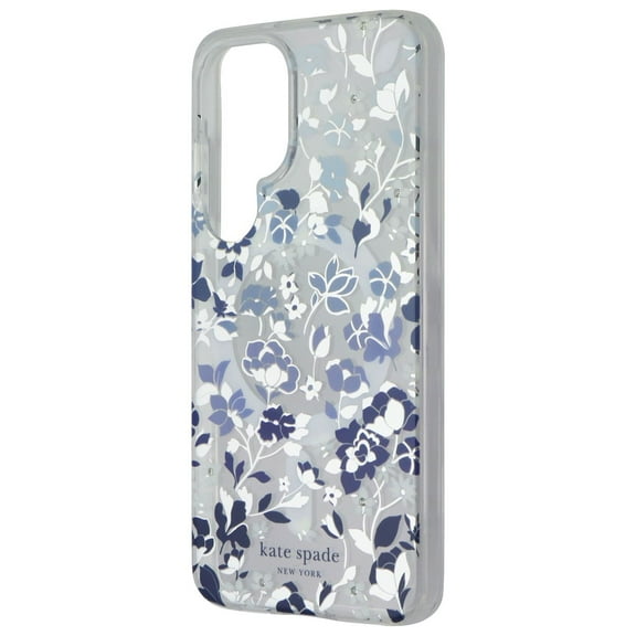 Open Box Kate Spade Protective Case for MagSafe for Galaxy S25 - Flowerbed Blue Gems