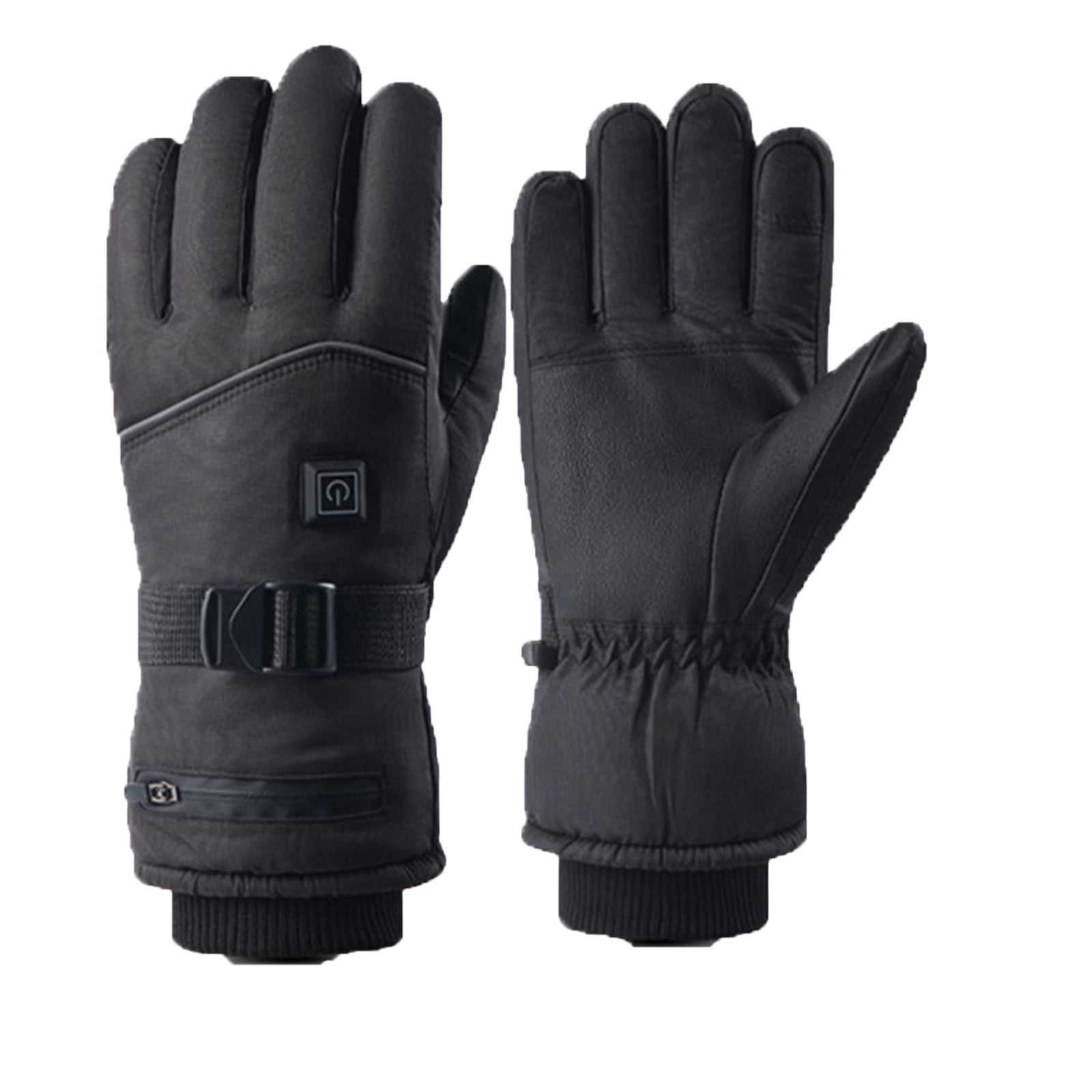 Levmjia Winter Heated Gloves for Women Touchscreen Compatible Heating Gloves Adjustable Temperature Warm Cold Weather Outdoor Ski Snowmobile (not washable)