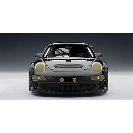 - 2009 Porsche 911 (997) GT3 RSR Plain Body Black Version 1/18 Diecast Car Model by Autoart