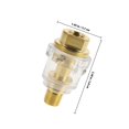thumbnail image 2 of LRXIYODE 1Set Air Tool Mini Oiler Brass Automatic Lubrication for Pneumatic Equipment 1 4 Inch, 2 of 8