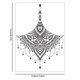 thumbnail image 3 of Cuadros Decorativos 6 uds tatuaje de temperatura para adultos pegatina extraíble para el pecho versátil realista para mujeres y hombres DQrwqpou  embutido en tela, 3 of 3