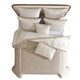 thumbnail image 4 of Dely 8pc Satin King Size Comforter Set with Shams, Reversible Gold, 4 of 7