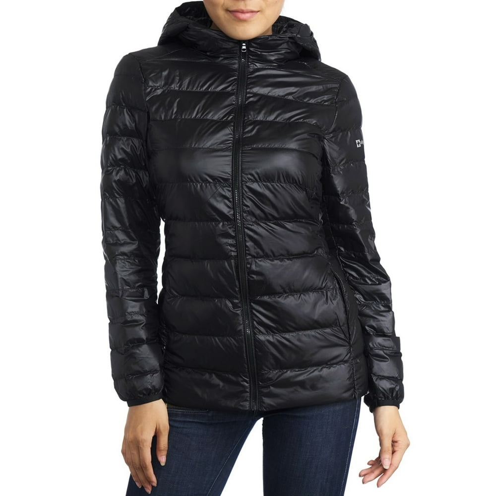 Alpine Swiss - AlpineSwiss Womens Hooded Down Alternative Puffer Jacket Warm Light Bubble Coat dallas cowboys dog id tag