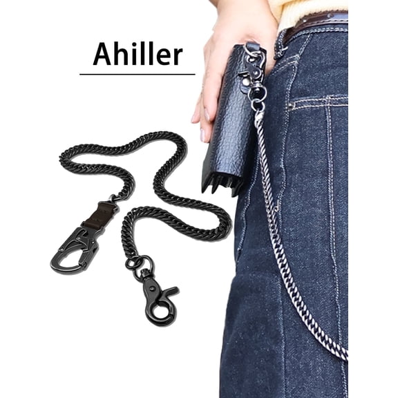 Ahiller's new leather keychain features a 25cm extendable chain with a dual-lock design to prevent loss. Its hip-hop-inspired denim chain offers a minimalist, fashionable style that's lightweight and