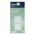 thumbnail image 3 of Interruptor Doble 3 Vias Leviton Blanco 15A 120/277V, 3 of 3
