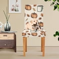 thumbnail image 4 of Yayeee 2 Pack Dining Chair Covers Stretch Parson Chairs Slipcovers Seat Protector, Fall Leaves, 4 of 6