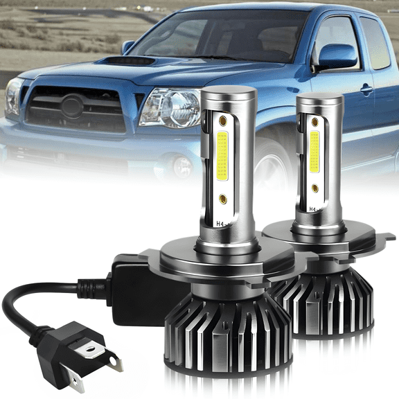 For Tacoma LED Headlight Bulbs Fits for 1998-2011 Toyota Tacoma LED Headlights Combo, Ultra Bright 6000K White Bulbs, 12V 24W, Pack of 2