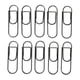 thumbnail image 4 of 66 clips de metal para bolígrafos para estudiantes, resistencia al deslizamiento, prevención de óxido, soporte para bolígrafos para cuadernos, oficina, escuela, negro, 4 of 5