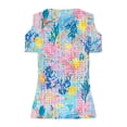 thumbnail image 4 of Karight Women Loose Fitting Tank Tops Casual Summer Ladies Scoop Neck Sleeveless Shirts, 4 of 5