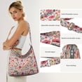 thumbnail image 5 of Artistic Floral Print Sling Bag | Versatile Casual Purse | Fashion-Conscious Shopper Pick, 5 of 5