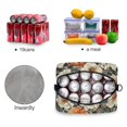 thumbnail image 4 of FORMRS Reusable Lunch Bag for Work School Leakproof Insulated Cooler with Adjustable Shoulder Strap, Gray Floral Pattern, 4 of 6