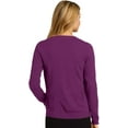 thumbnail image 3 of Port Authority LSW287 Ladies Cardigan Sweater, Moroccan Blue - 2XL, 3 of 5