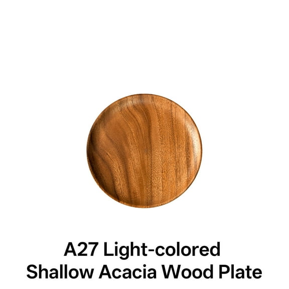 ACDANC Wooden Tray,20*2cm Acacia Wood Tray Snack Tray,Smooth Finish Practical Use Trays for Decor
