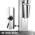 thumbnail image 4 of KFFKFF Milkshake Creation Set, Metallic Electric Milkshake Device, 180W Milkshake Apparatus, Single Spout Traditional Milkshake Creator with 800ml Container, Silver Milkshake Production Unit, 4 of 9