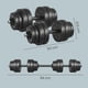 thumbnail image 3 of SONGMICS Juego de Mancuernas Ajustables, con Barra Adicional, 30 kg, para Hombres y Mujeres, Entrenamiento de Fitness, Levantamiento de Pesas en el Gimnasio de casa - 1 Par, Negro, 3 of 9