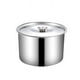 thumbnail image 4 of Olla de condimento de acero inoxidable 304 para barbacoa, cocina, tanque de aceite de cerdo, olla para guisar con tapa, caja de sabor, condimento de restaurante, tazón para huevos, 4 of 5