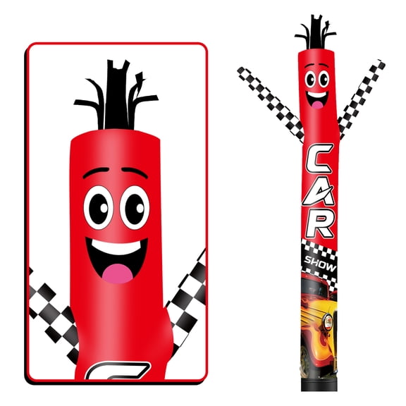 Car Show Inflatable Tube Man Wacky Wavy Dancing Guy for Outdoor Decoration Advertising Business Promotion (Blower Not Included)